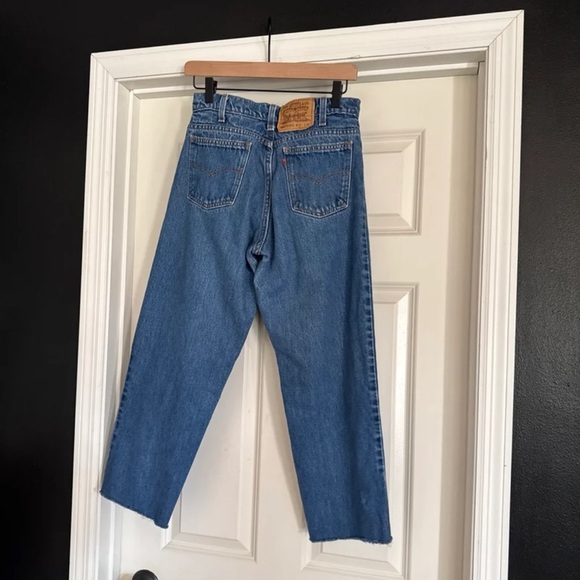 Vintage Levi’s 550 High Waisted Relaxed Fit Tapered Leg Jeans Orange Tab 
Sz 29 - Picture 4 of 12